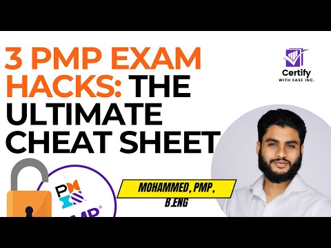 3 PMP Exam Hacks: The Ultimate Cheat Sheet