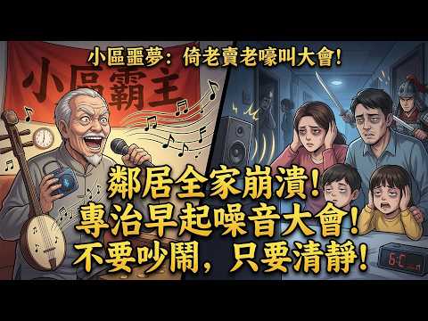 ✅️鄰居大爺凌晨5點狼嚎,警察都治不了他?看我搬進去後如何「以惡制惡」,讓他最後在養老院求死不能! | 一口氣看完 | 人性探討 | 都市爽劇