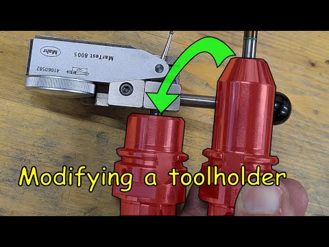Hardness and modifying a toolholder