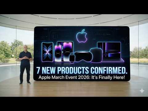 Apple March Event 2026 LEAKED: 7 New Products Confirmed! M5 MacBook Pro, Apple TV & More