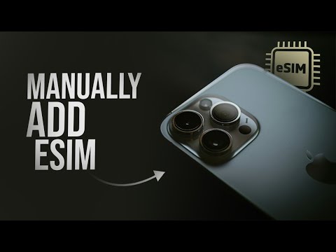 How to Manually Add eSim to iPhone (tutorial)
