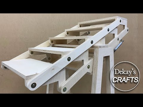Auto lift table & shelf / woodworking