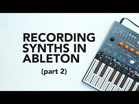 How to record hardware synths using Ableton Live's "External Instrument" device