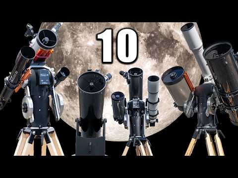 The MOON Through 10 Telescopes