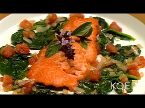 Jacques Pepin's Healthy Pan-seared Salmon | Today's Gourmet | KQED