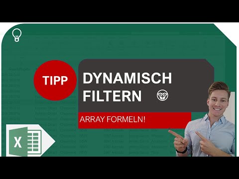 Dynamisch Filtern per Funktion in Excel (Array Funktion FILTER) I Excelpedia