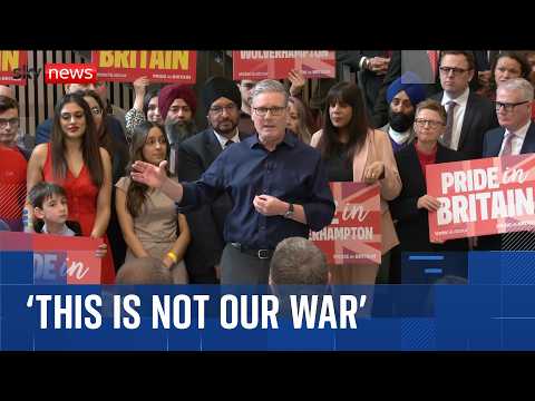 Starmer: UK 'not going to be dragged into' Iran war