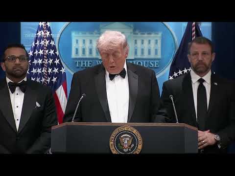 Trump gives update after shooting outside ballroom at White House correspondents' dinner