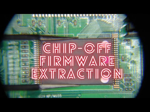 Chip-Off Firmware Extraction on a Linux Embedded Device