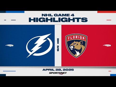 NHL Game 4 Highlights | Panthers vs. Lightning - April 28, 2025