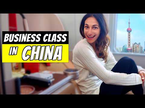 CHINA's Business Class Train is INCREDIBLE!  and you won't believe how cheap it is!
