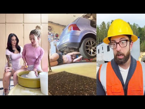 Work Smart, Not Hard – Smart Strategies for Workers✅ #hacks #skills #amazing #workers #construction 