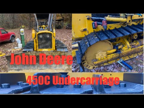 Dozer undercarriage replacement 450C John Deere