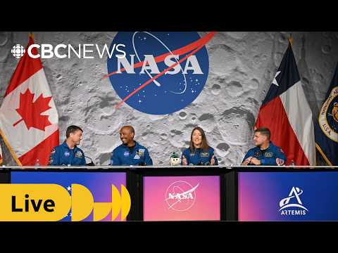 Artemis II astronauts take questions about historic lunar mission