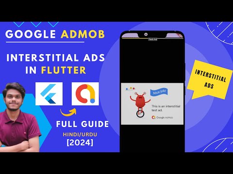 Google Ads In Flutter | Integrate Flutter Admob Interstitial Ad | Flutter Admob | Flutter Tutorial