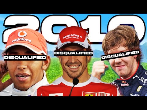 F1 In 2010... But Last Is DISQUALIFIED Every Race!