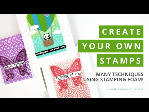Create Your Own Stamps + Lots of Cards