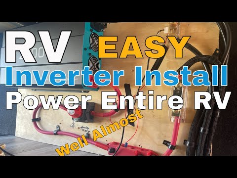 How To Power Your Entire RV With An Inverter | Easy Inverter Power,