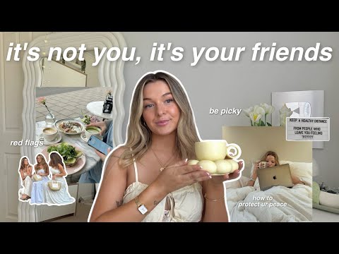 you become who you surround yourself with 🌷 how to protect your peace and why it’s important!!