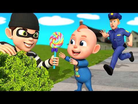 A Thief Sneaks Into The House | Catch The Thief | Rosoo Kindergarten Nursery Rhymes & Kids Songs