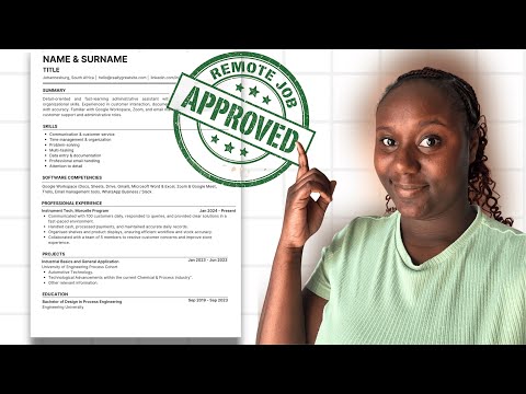 You’re applying for Remote Jobs with the WRONG CV | Fix this