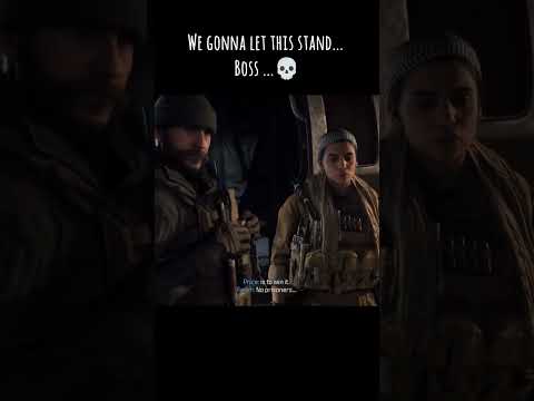 We gonna let this stand... Boss | Call of Duty Modern Warfare III #codmw3 #gaming #actiongaming