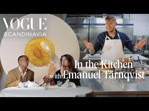In the kitchen with Emanuel Tärnqvist at Operakällaren.
