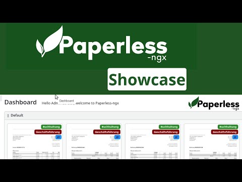 So sieht ein modernes Büro aus - PaperlessNGX Showcase