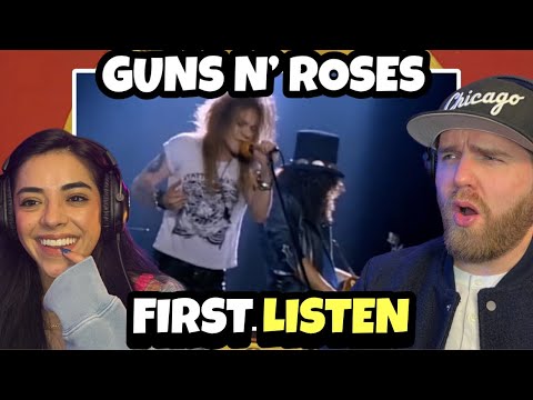 Our First Time Reaction to: Guns N' Roses - Welcome To The Jungle (HIP HOP ARTIST REACTS)