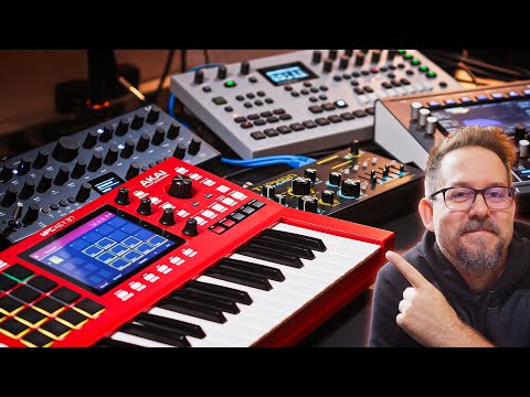 Akai MPC Key 37 First Beat With Hardware Synths