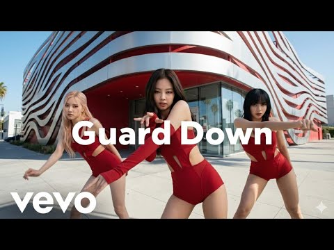 Jennie, rose,lisa Guard Down |[ft.blackpink k-pop ](Official Lyrics Video)