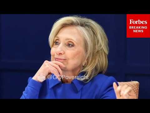 Watch The Shocking Moment Hillary Clinton Was Asked About Pizzagate Conspiracy During Epstein Probe