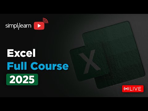 Excel Full Course 2026 | Excel Tutorial For Beginners | Microsoft Excel Course | Simplilearn