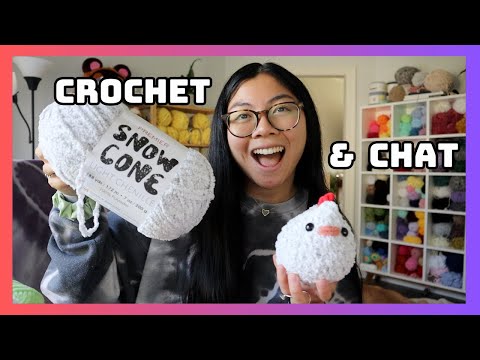 Crochet & Chat 🦋🌿 fun facts, yarn haul, and cozy crochet vibes ✨ amigurumi vlog