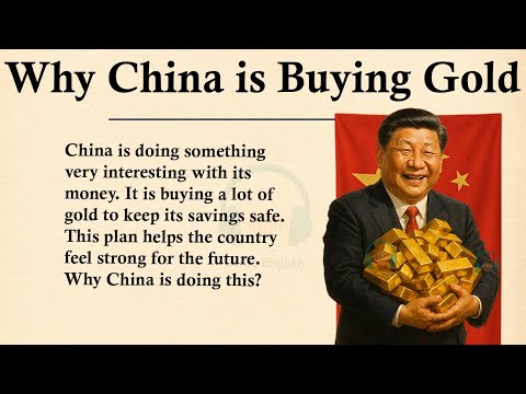 Why China is Buying Gold? ||🌍Learn English Through Story Level 3 || Graded Reader🎧