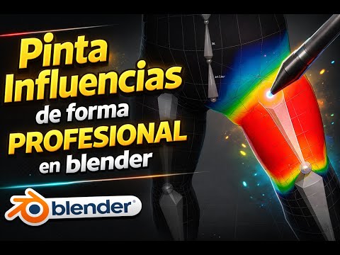 Como Pintar Influencias de Forma Profesional y Facil en Blender 4.5