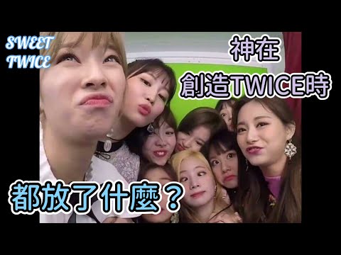 【笑瘋】當神在創造TWICE時都放了什麼?