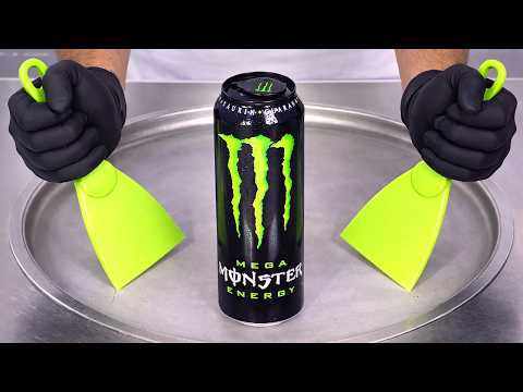 Monster Energy - Ice Cream Rolls | Satisfying Visual ASMR