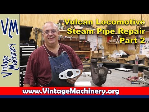 Steam Locomotive Steam Pipe Repair - Part 2:  Machining a New Flange