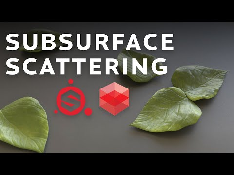 Adding Subsurface Scattering To An Asset using Substance Painter and Redshift