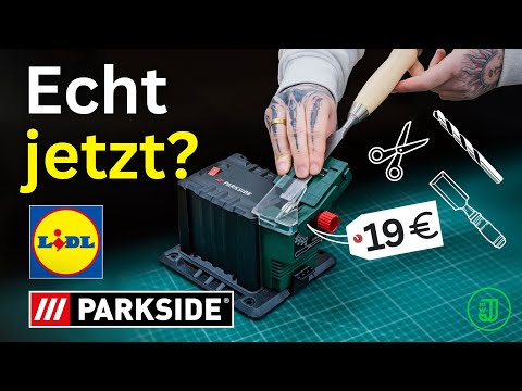 SCHÄRFSTATION von PARKSIDE für 19 EURO: Ich sag's ungern, aber diese Maschine ist... | Jonas Winkler