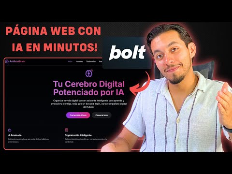 Vende Sitios Web generados con IA en Minutos! - Tutorial de bolt.new