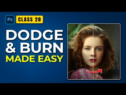 Adobe Photoshop for Beginners – Class 28: Dodge & Burn Tools Explained (Hindi)