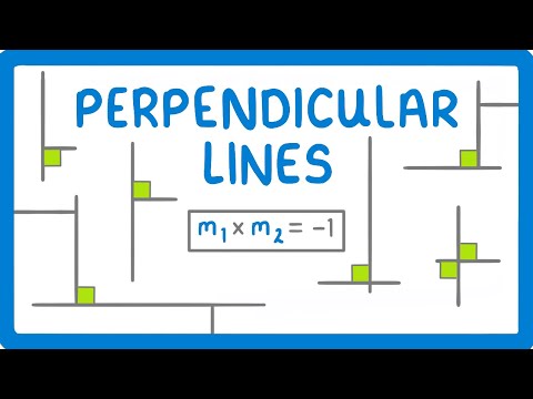 GCSE Maths - Perpendicular Lines (2026/27 exams)