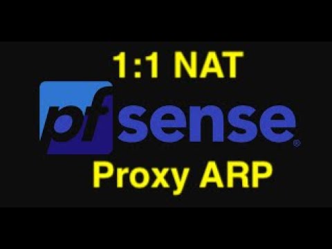 [PfSense] Bidirectional 1:1 NAT , Proxy ARP configuration