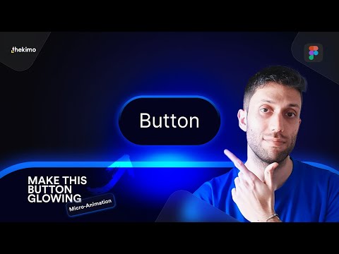 Advance Micro Animation✨- Glowing button in Figma