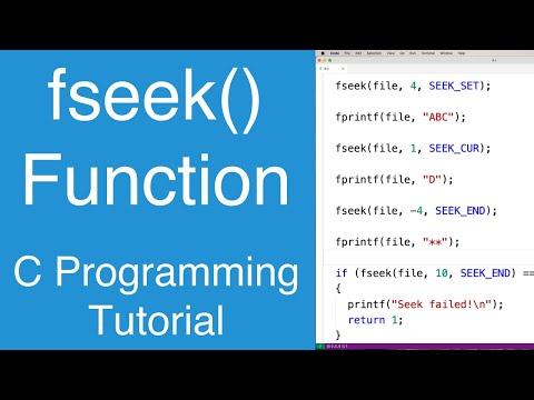 fseek() Function | C Programming Tutorial
