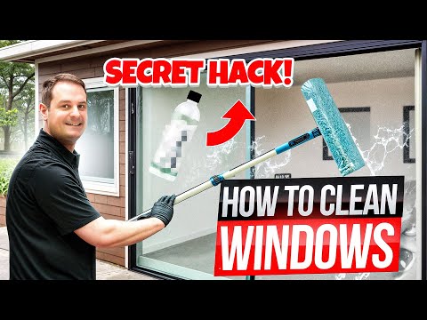 How to Clean Exterior Windows Like a Pro! No Streaks or Spots
