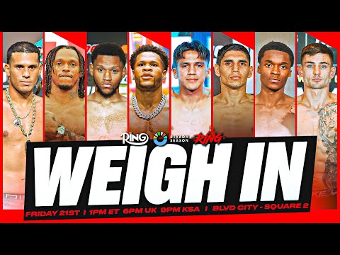 THE RING IV | LIVE WEIGH-IN