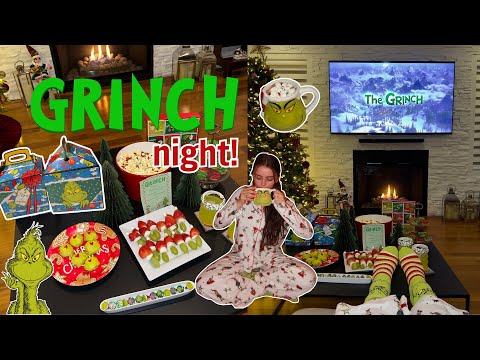 GRINCH NIGHT 💚 | Vlogmas 3: movie night at home